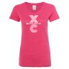 Women’s Glitter V-Neck T-Shirt Thumbnail